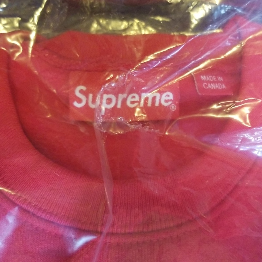 Supreme Chain Logo Crewneck (Red) - Picture 2 of 3